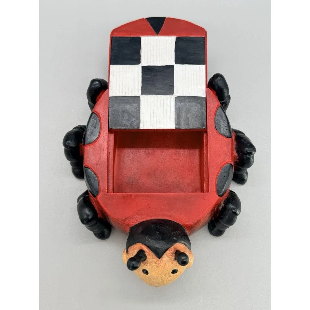 VTG Tic Tac Toe in the Garden Ladybug Game Resin Grasshoppers & Ants HTF 90s Y2K